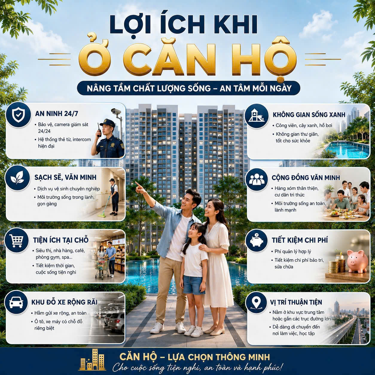 Lợi ích khi ở căn hộ Bcons Central Park