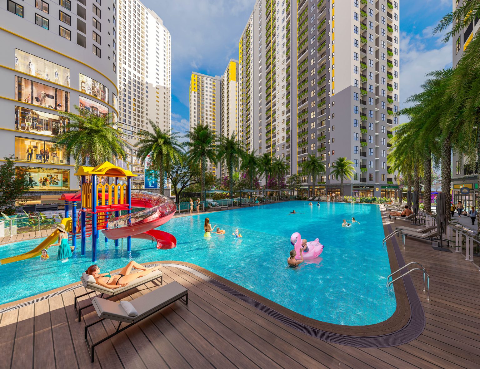 Tiện ích tại dự án Bcons Central Park